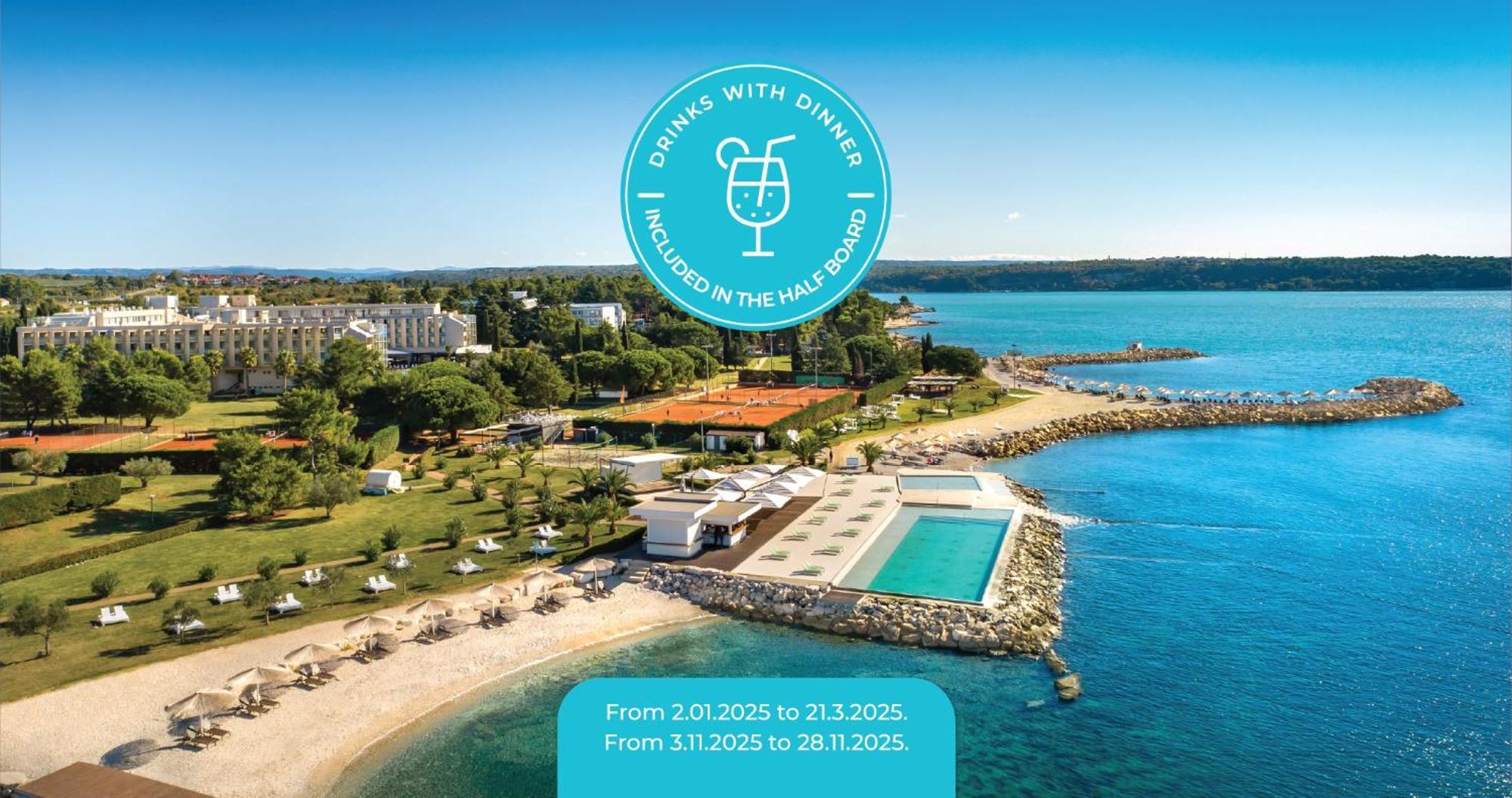 Aminess Vival Maestral Hotel Novigrad Istria Esterno foto